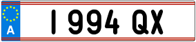 Truck License Plate